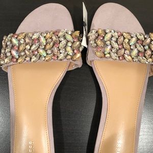 Express embellished sandal. Size 8.